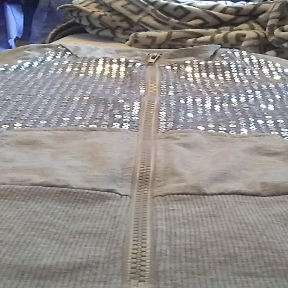 Silver sequined jacket - Picture 3 of 3